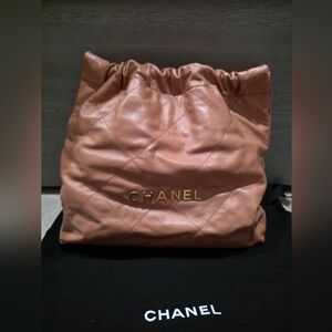 Chanel Pink Quilted Leather Shoulder Bag